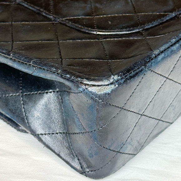 CHANEL Double Flap 25 Quilted CC Lambskin w/Chain Shoulder Bag/Gold Chain - Picture 16 of 16